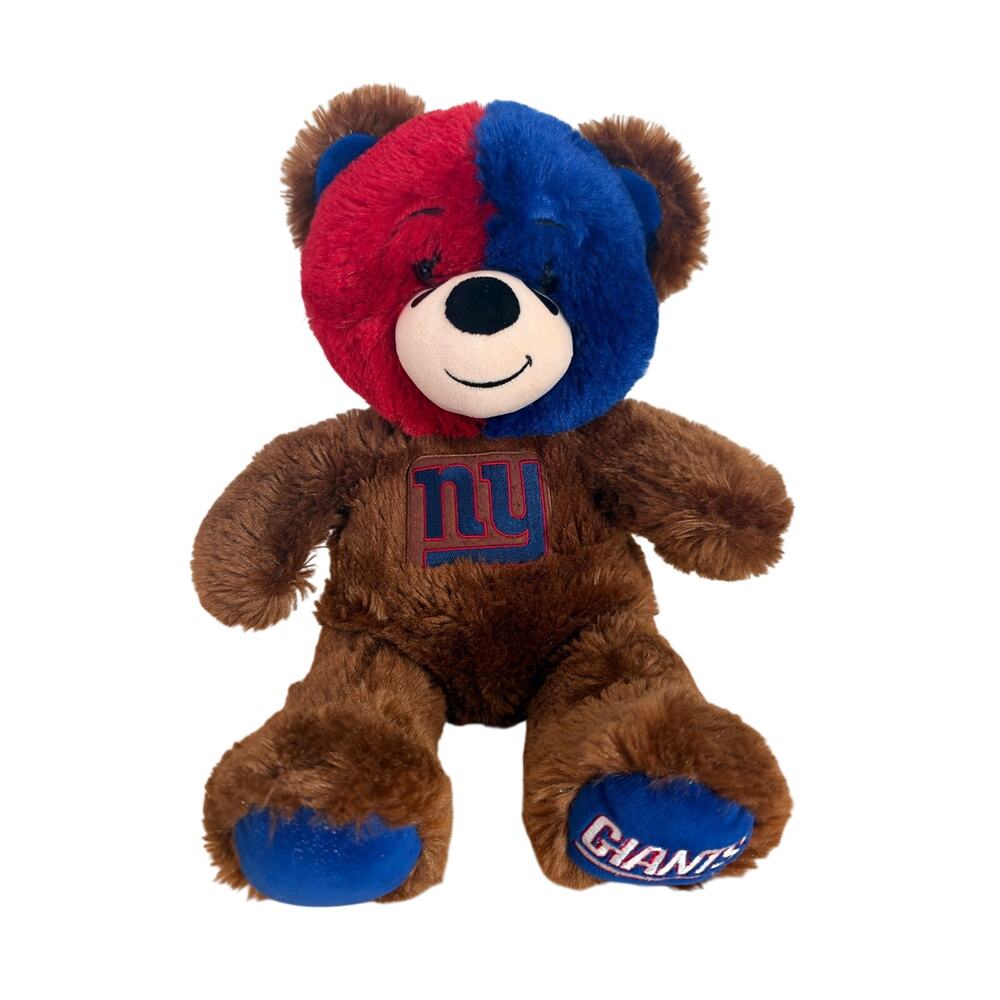 NY Giants Build a Bear Stuffed Teddy Bear BAB Plush NFL